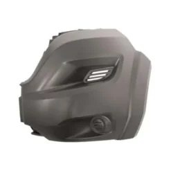 Crosse pare chocs avant gauche pour PEUGEOT BOXER II phase 2 depuis 2014, embout gris, avec élargisseur, modèle Heavy