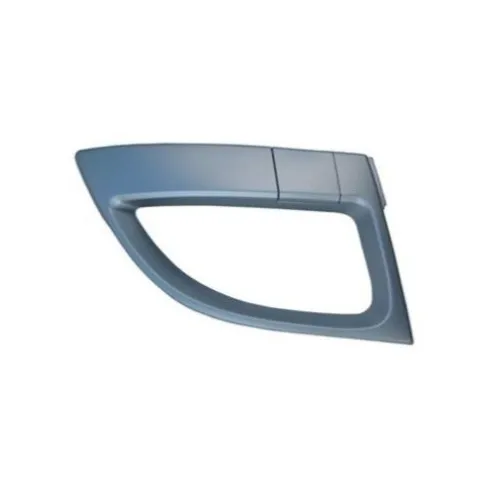 Enjoliveur feu antibrouillard droit pour RENAULT SCENIC III ph.1 2009-2011 argenté, pare chocs avant