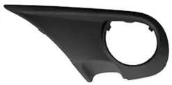 Enjoliveur Feu antibrouillard gauche pour VOLKSWAGEN TOUAREG I ph. 2 2007-2010, cadre noir, Neuf