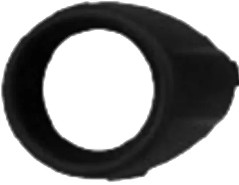 Enjoliveur feu antibrouillard gauche FORD FIESTA VI phase 1, 2008-2012 contour noir, pare choc avant
