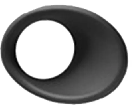 Enjoliveur feu antibrouillard droit pour PEUGEOT 206 Plus (206+) 2009-2013, pare chocs avant