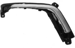 Enjoliveur grille de calandre droite pour PEUGEOT 308 I phase 2, 2011-2013 moulure grise, pare chocs