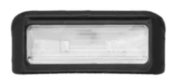 Feu éclaireur de plaque d'immatriculation arrière pour CITROEN BERLINGO 2008-2012 , gris, Mod. 2 portes, Neuf