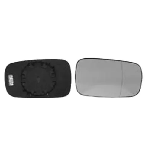 Glace / Miroir rétroviseur extérieur droit pour RENAULT LAGUNA II Phase 1, 2001-2005, dégivrant, neuf