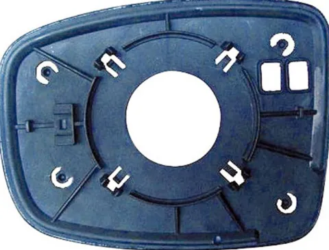 Glace / Miroir rétroviseur droite pour HYUNDAI i10 2007-2009 avec support fixation, Neuf