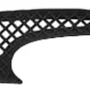 Grille arrière gauche pour FIAT PUNTO II phase 1, 1999-2003, noire, calandre pare chocs arrière
