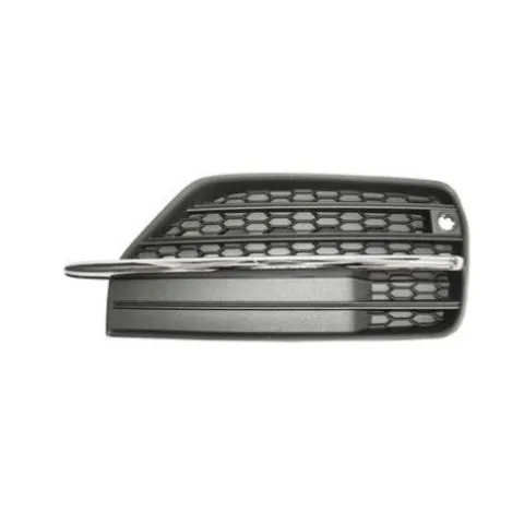Grille avant droite pour VOLVO XC90 depuis 01/2015, noire, avec moulure chromée, avec trou radar + support, Neuve