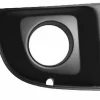 Grille calandre droite pour FIAT 500 phase 1, 2007-2015 noire, trou antibrouillard, pare chocs avant