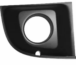 Grille calandre droite pour FIAT 500 phase 1, 2007-2015 noire, trou antibrouillard, pare chocs avant