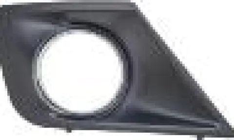Grille calandre droite pour PEUGEOT 207 phase 2 2009-2012 noire & chromée, trou AB, pare chocs avant