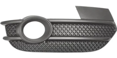 Grille calandre droite pour AUDI Q3 I phase 1, 2011-2014, noire, trou AB, pare chocs avant, Neuve