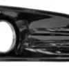 Grille calandre droite pour FORD FIESTA VI ph.2 , 2013-2016 noire brillante, trou feu antibrouillard
