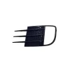 Grille calandre gauche pour VOLKSWAGEN GOLF VI GTI/GTD, 2009-2013, noire, trou AB, pare chocs avant