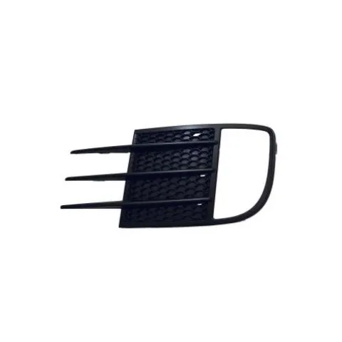 Grille calandre gauche pour VOLKSWAGEN GOLF VI GTI/GTD, 2009-2013, noire, trou AB, pare chocs avant