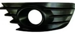 Grille calandre gauche pour CITROËN C4 I ph.1 2004-2008, noire, trou antibrouillard pare chocs avant