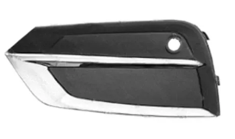 Grille calandre gauche pour VOLVO XC60 II 2017-2021, noire, profil chromé, trou PDC, pare chocs avant, Neuve