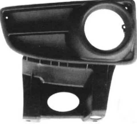 Grille de calandre droite pour FIAT PANDA II 2003-2008, pare chocs avant, avec trou, Neuve