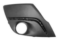 Grille de calandre droite pour PEUGEOT 107 phase 3, 2012-2014, noire, trou feu AB et moulure