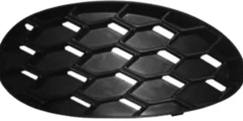 Grille de calandre droite pour TOYOTA AYGO I phase 2, 2009-2012, noire, pare chocs avant, Neuve