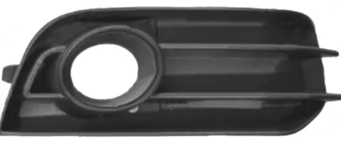 Grille de calandre droite pour AUDI A1 2010-2014, trou antibrouillard, profil noir, Neuve