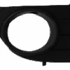 Grille de calandre droite pour FIAT PUNTO EVO, 2009-2011, gris clair, trou AB, pare chocs avant