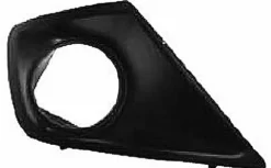 Grille de calandre droite pour PEUGEOT 207+, 2012-2014, noire, trou feu AB, pare chocs avant