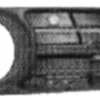 Grille de calandre droite pour SKODA FABIA I ph. 1 2000-2004, trou antibrouillard, Neuve