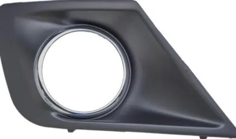 Grille de calandre droite pour PEUGEOT 207+, 2012-2014 noire & chromée trou feu AB, pare chocs avant