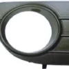 Grille de calandre droite pour FIAT PUNTO EVO, 2009-2011, gris foncé, trou AB, pare chocs avant