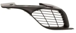 Grille de calandre droite pour PEUGEOT 308 II phase 1, 2013-2017, noire & chromée, pare chocs avant