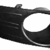 Grille de calandre droite pour DACIA LOGAN I MCV ph.2, 2008-2013, noire, trou antibrouillard, pare