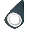 Grille de calandre droite TOYOTA YARIS III phase 2, 2014-2016, noire, trou pour feu antibrouillard, cadre satiné, Mod. HYBRID, Neuve