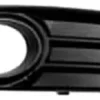 Grille de calandre droite pour AUDI A3 II ph.3 (3 portes) 2008-2012, noire, (fermé), trou feu AB
