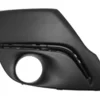 Grille de calandre droite pour PEUGEOT 107 phase 3, 2012-2014, noire, trou feu antibrouillard, pare