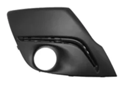 Grille de calandre droite pour PEUGEOT 107 phase 3, 2012-2014, noire, trou feu antibrouillard, pare