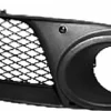 Grille de calandre droite FIAT DOBLO I phase 2 2006-2010 noire trou antibrouillard, pare chocs avant