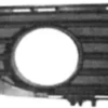 Grille de calandre droite OPEL CORSA C phase 2, 2003-2006 noire trou antibrouillard pare chocs avant
