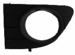 Grille de calandre gauche pour FIAT PUNTO EVO, 2009-2011, gris clair, trou AB, pare chocs avant