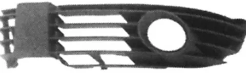 Grille de calandre gauche pour VOLKSWAGEN PASSAT B5 ph. 2 2000-2005, trou antibrouillard, Neuve