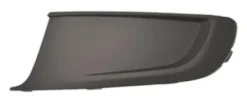 Grille de calandre gauche pour VOLKSWAGEN CADDY III ph.2, 2010-2015, noire, sans siège feu antibrouillard, Neuve
