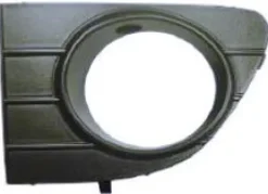 Grille de calandre gauche pour FIAT PUNTO EVO, 2009-2011, gris foncé, trou AB, pare chocs avant