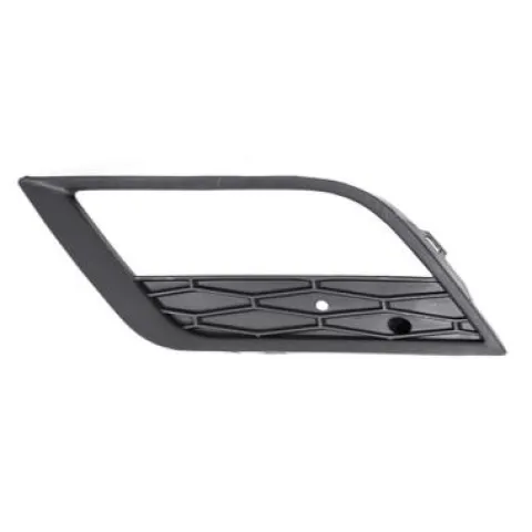 Grille de calandre gauche pour SEAT LEON III ph. 1 2013-2016, trou antibrouillard, noire, Neuve