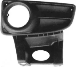 Grille de calandre gauche pour FIAT PANDA II 2003-2008, pare chocs avant, avec trou, Neuve