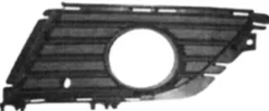 Grille de calandre gauche OPEL CORSA C phase 2, 2003-2006 noire trou antibrouillard pare chocs avant