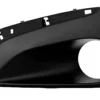 Grille de calandre gauche pour PEUGEOT 208 phase 2 2015-2019, noire, trou AB, pare chocs avant
