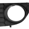 Grille de calandre gauche FIAT PUNTO III depuis 2012 >, noire, trou antibrouillard, pare chocs avant