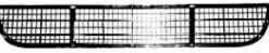 Grille de calandre inférieure pour PEUGEOT EXPERT I phase 1, 1995-2003, noire, pare chocs avant