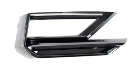 Grille de pare chocs avant droit pour VOLKSWAGEN TIGUAIN R-LINE, 2016-2020, noire lisse, Neuve