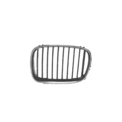 Grille de radiateur avant gauche pour BMW Serie 5 E39, 1995-2000, chromée/noire, Neuve