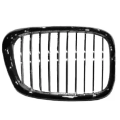 Grille de radiateur avant droite pour BMW Serie 5 E39, 2000-2003, chromée, Mod. M5, Neuve